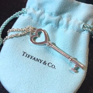 Tiffany’s Silver Large Key Necklace